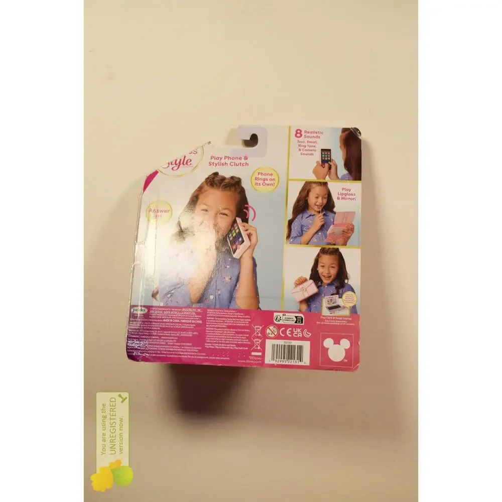 Disney Princess Style Collection Play Phone & Stylish Clutch#